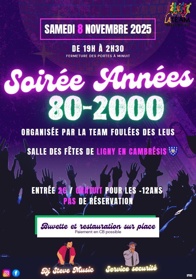 SOIREE ANNEES 80-2000